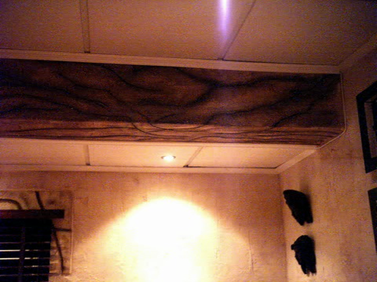 Detalle de vigas decorativas
